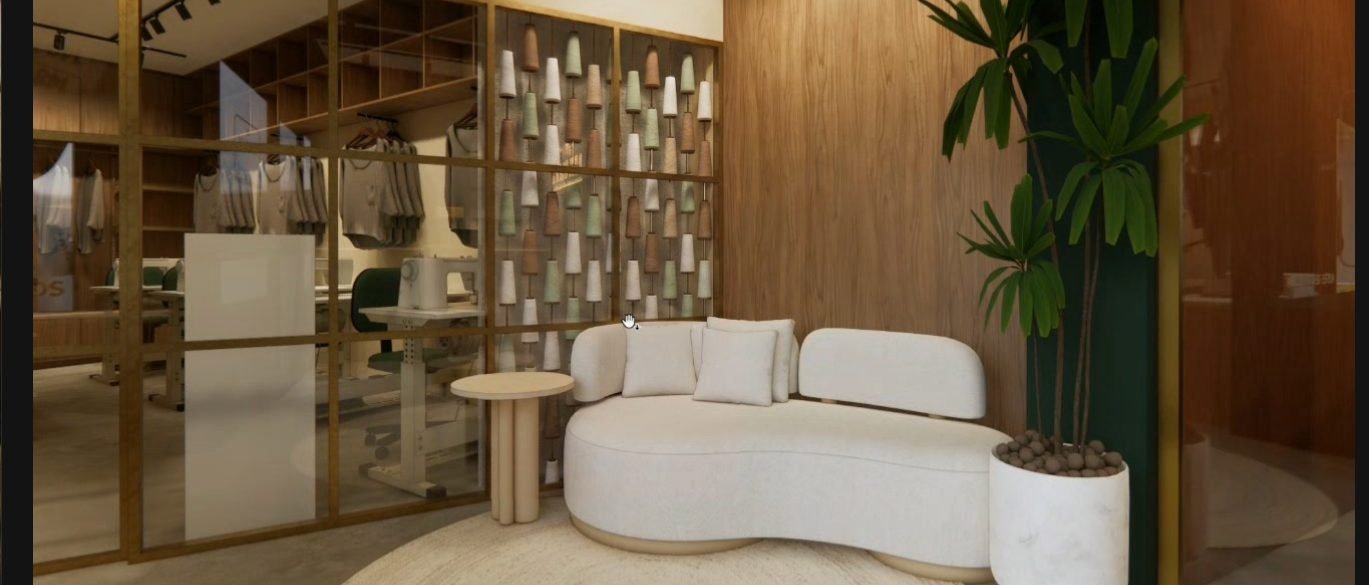 O lounge da casa